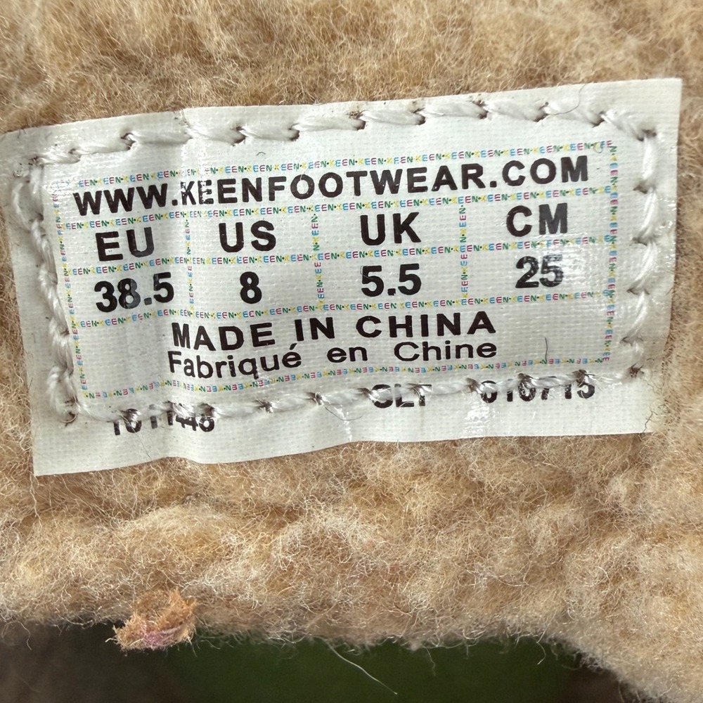 KEEN Wapato Tall Winter Snow Boots Women 8 Waterproof Leather Faux Fur Insulated - Picture 11 of 12